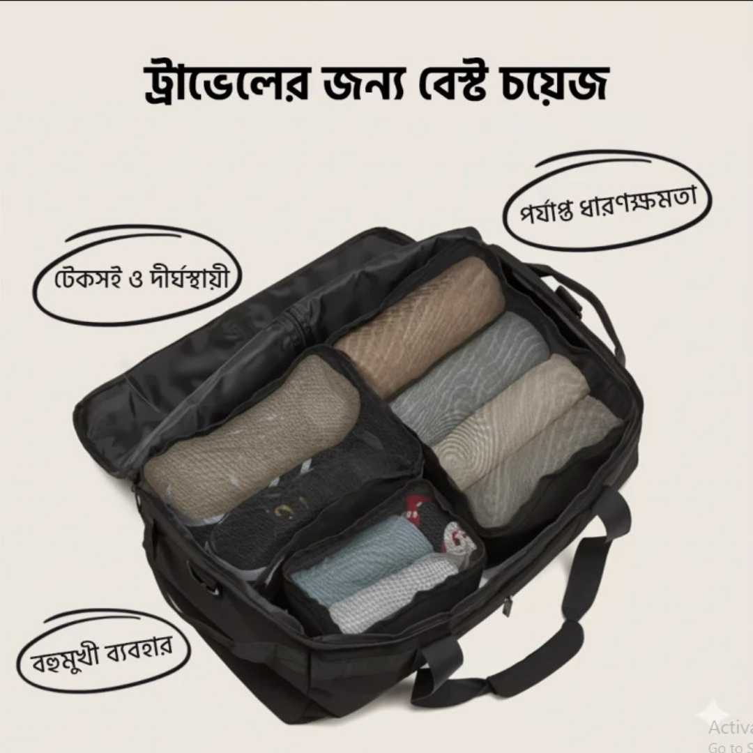 Travel Bag Bangladesh, Travel Bag BD, Waterproof Travel Bag, Airline Approved Bag, Carry On Travel Bag, 60L Travel Bag, Oxford Fabric Bag, Luggage Bag, Travel Backpack, Travel Duffle Bag, Premium Travel Bag, Made in Bangladesh Bag, Smart Travel Bag, Cabin Size Bag, Lightweight Travel Bag, Waterproof Luggage, Men Travel Bag, Women Travel Bag, Jenni Travel Bag, Best Travel Bag BD