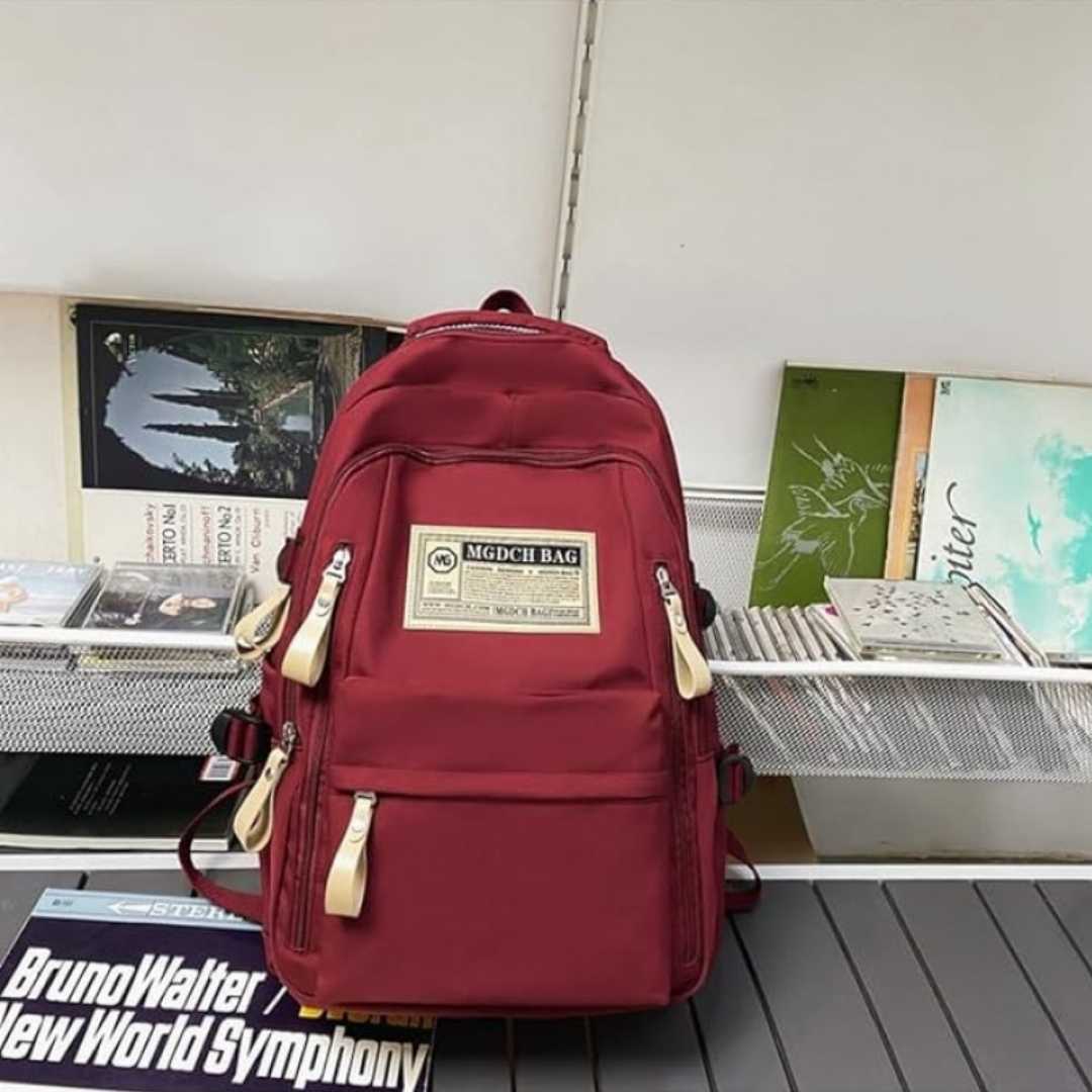 School,Bag,3,Red,colour