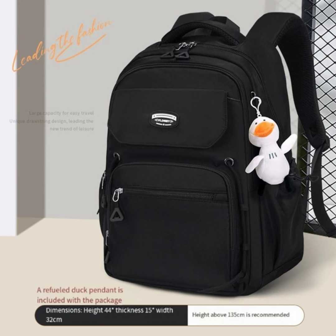 Middle,School,,High,School,,and,College,Students,Schoolbags,Stain-Resistant,Backpacks,Black-04
