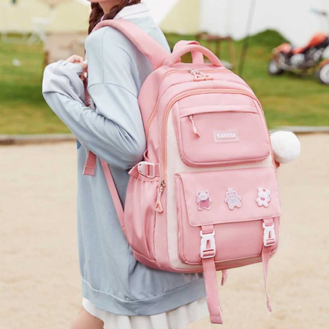Kids,Backpack,Children,School,Bags,Waterproof,Primary,Schoolbag,Book,Bag,(Pink)