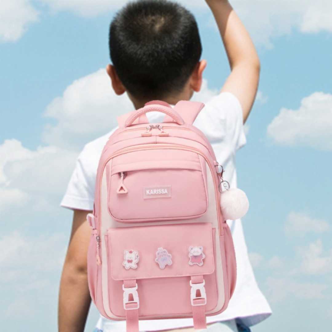 Kids,Backpack,Children,School,Bags,Waterproof,Primary,Schoolbag,Book,Bag,(Pink)